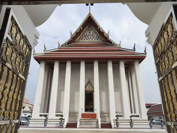 Bangkok Thaïlande Feb 2023 Buddha Image Hall Wat Saket Temple — Photo