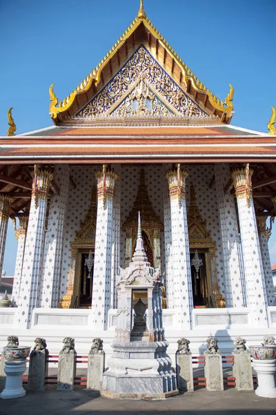 Uitzicht Ordination Hall Wat Arun Ubosot Wijdingszaal Herbergt Het Belangrijkste — Stockfoto