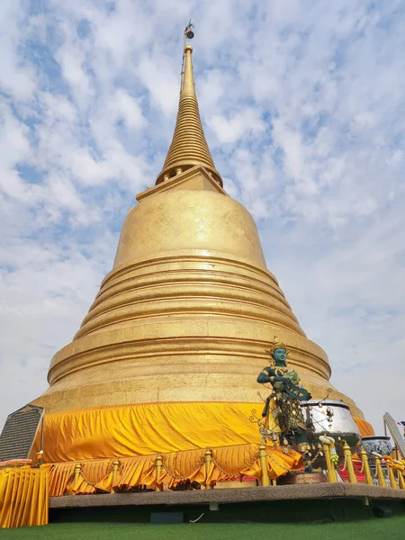 Bangkok Thailand Feb 2023 Gouden Stupa Van Gouden Berg Phu — Stockfoto