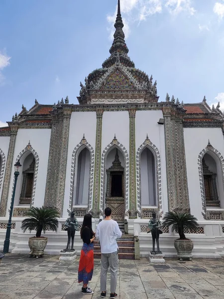 Bangkok Thailand Feb 2023 Phra Viharn Yod Temple Grand Palace — Fotografia de Stock