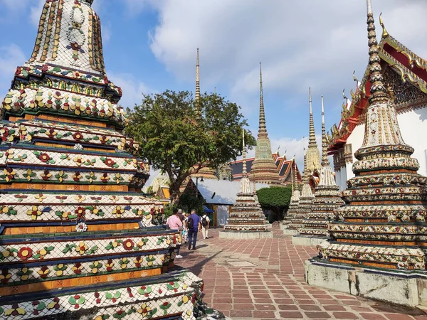 Bangkok Thailand Februar 2023 Schöne Chedi Wat Pho Bangkok Ist — Stockfoto