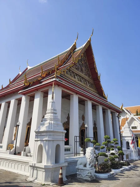 Bangkok Tailândia Fevereiro 2023 Wat Prayun Wongsawat Worawihan Templo Budista — Fotografia de Stock