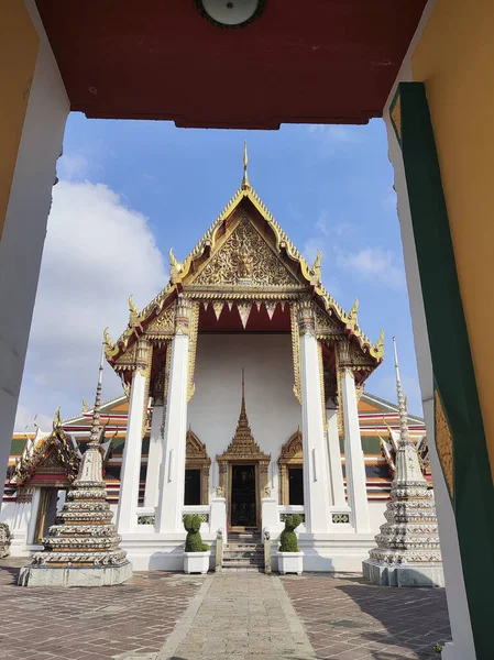 Phra Vihara Wat Pho Bangkok Wat Pho Oldest Largest Temple — Fotografia de Stock