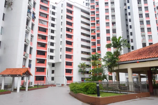 Singapore Jan 2023 Facade Housing Development Board Hdb Apartment Units — Stock Photo, Image