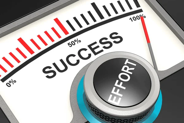 Indicator Effort Success Concept Rendering — Stock Photo, Image