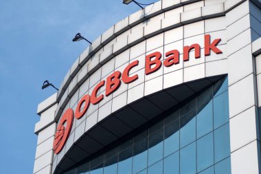 Johor Bahru, Malezya - 4 Haziran 2023 OCBC Bankası, Denizaşırı Çin Bankacılık Şirketi, Johor Bahru, Malezya. OCBC bankası Singapur merkezli bir finans hizmetleri organizasyonudur.