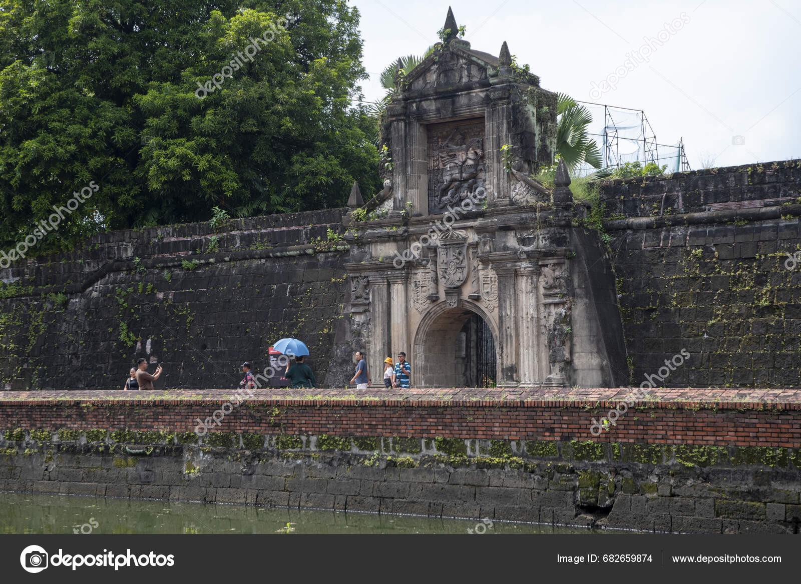 Manila Philippines Oct 2023 Fort Santiago Intramuros District Manila ...