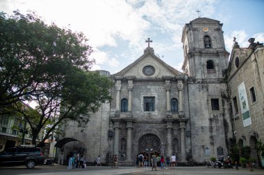 Manila, Filipinler-15 Ekim 2023: Manila, Filipinler 'deki San Agustin Kilisesi manzarası. Filipinler 'in en eski kilisesi.