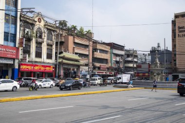 Manila, Filipinler-14 Ekim 2023: Manila 'da Çin Mahallesi manzarası. Manila Çin Mahallesi dünyanın en büyük ve en eski yerlerinden biridir..
