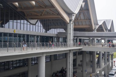 Clark, Filipinler- 21 Ekim 2023 Clark Uluslararası Havaalanı, Filipinler. Havaalanı Manil 'in 100 km kuzeybatısında.