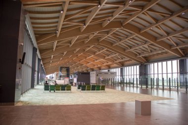 Clark, Filipinler- 21 Ekim 2023 Clark Uluslararası Havaalanı, Filipinler. Havaalanı Manil 'in 100 km kuzeybatısında.