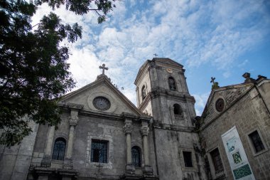 Manila, Filipinler-15 Ekim 2023: Manila, Filipinler 'deki San Agustin Kilisesi manzarası. Filipinler 'in en eski kilisesi.