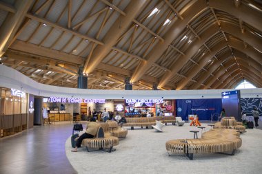 Clark, Filipinler- 21 Ekim 2023 Clark Uluslararası Havaalanı, Filipinler. Havaalanı Manil 'in 100 km kuzeybatısında.