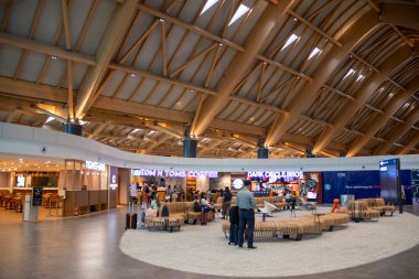 Clark, Filipinler- 21 Ekim 2023 Clark Uluslararası Havaalanı, Filipinler. Havaalanı Manil 'in 100 km kuzeybatısında.