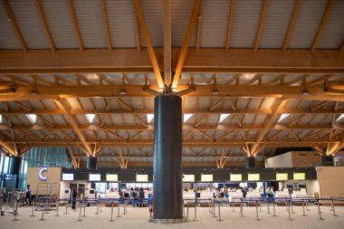 Clark, Filipinler- 21 Ekim 2023 Clark Uluslararası Havaalanı, Filipinler. Havaalanı Manil 'in 100 km kuzeybatısında.