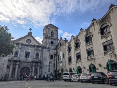 Manila, Filipinler-15 Ekim 2023: Manila, Filipinler 'deki San Agustin Kilisesi manzarası. Filipinler 'in en eski kilisesi.