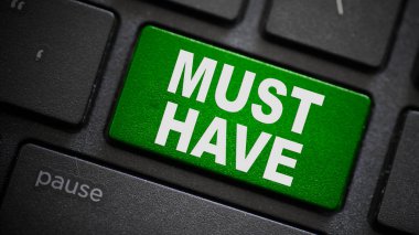 Bilgisayar klavyesinde metin düğmesi olmalı