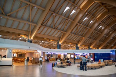 Clark, Filipinler- 21 Ekim 2023 Clark Uluslararası Havaalanı, Filipinler. Havaalanı Manil 'in 100 km kuzeybatısında.