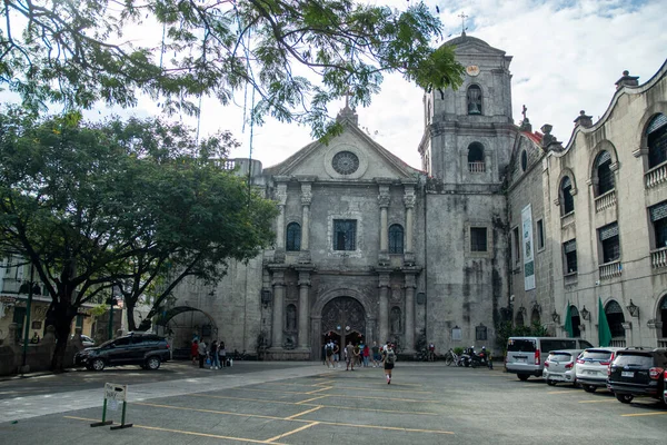 Manila, Filipinler-15 Ekim 2023: Manila, Filipinler 'deki San Agustin Kilisesi manzarası. Filipinler 'in en eski kilisesi.
