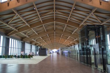 Clark, Filipinler- 21 Ekim 2023 Clark Uluslararası Havaalanı, Filipinler. Havaalanı Manil 'in 100 km kuzeybatısında.