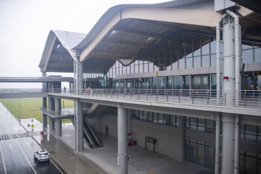 Clark, Filipinler- 21 Ekim 2023 Clark Uluslararası Havaalanı, Filipinler. Havaalanı Manil 'in 100 km kuzeybatısında.