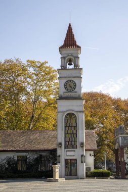 Moganshan, Çin - 29 Kasım 2023: Yu Ville, Moganshan 'daki Moganshan Minguo Kütüphanesi. Ana bina 1932 'de inşa edildi..