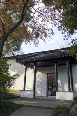 Suzhou, Çin - 6 Aralık 2023: Çin 'in Suzhou kentindeki mütevazı Yöneticinin Bahçesi. Çin 'in en iyilerinden biri, UNESCO' nun dünya mirasının en önemli parçası.