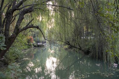 Wuzhen, Çin-28 Kasım, 2023: Wuzhen, Çin. Wuzhen, Çin 'in Zhejiang eyaletinde yer alan iyi korunmuş bir su kasabasıdır.