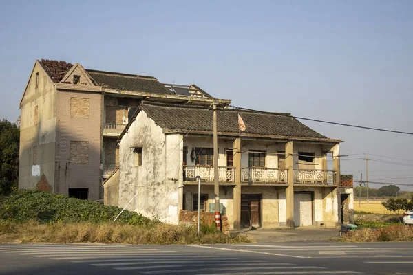 Traditional style local residents houses in rural China