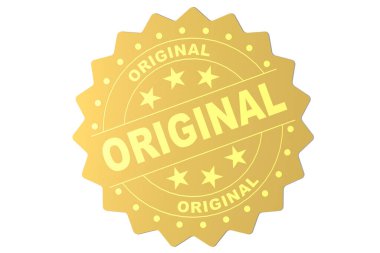 Altın mühür hakkında orijinal kelime, 3D görüntüleme