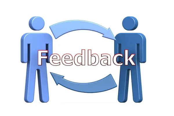 Feedback Concept Two Parties Rendering Royalty Free Stock Images