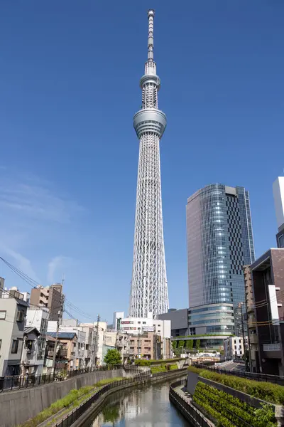 stock image Tokyo, Japan- 11 May, 2024: Tokyo Skytree, a broadcasting and observation tower in Tokyo, Japan. It became the tallest structure in Japan in 2010