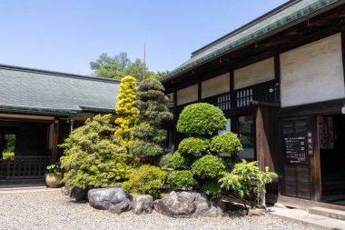 Kawagoe, Japonya - 17 Mayıs 2024: Kawagoe, Japonya 'daki Kita-in Tapınağı. Kitain, 830 yılında kurulan ve Kawagoe Daishi olarak da bilinen tarihi bir tapınaktır.