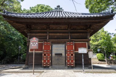 Kawagoe, Japonya - 17 Mayıs 2024: Kawagoe, Japonya 'daki Kita-in Tapınağı içinde Daikokuten. Kitain, 830 yılında kurulan ve Kawagoe Daishi olarak da bilinen tarihi bir tapınaktır.