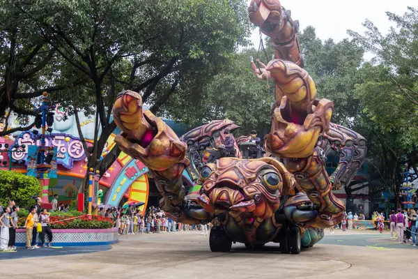 stock image Guangzhou, China- 8 Jun 2024: View of Chimelong theme park in Guangzhou, China.