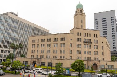 Yokohama, Japonya 19 Mayıs 2024 Yokohama Gümrük Müzesi Yokohama, Japonya. Kannai 'nin en büyük serbest etkinliklerinden biri olarak kabul edilir.