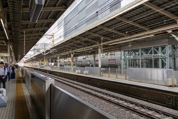 Stock image Shin Yokohama, Japan- 8 May 2024: View of Shin Yokohama station, Japan. Shin-Yokohama Station is a major interchange railway station