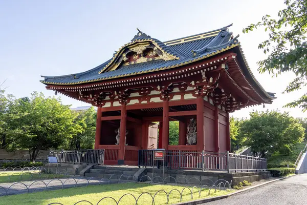 stock image Tokyo, Japan-11 May 2024: Former Daitokuin Reibyo Somon Gate of Zojoji in Tokyo. During the Edo period, this temple served as a family temple for the Tokugawa family,