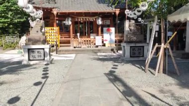 Kawagoe, Japonya- 17 Mayıs 2024 Kawagoe Kumano Tapınağı, Japonya. Bu tapınak, yerel halk tarafından Okumansama olarak bilinir, 1590 yılında kuruldu.