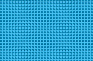 Mavi plastik yapı blokları plakasız desenli düz dizayn, 3D görüntüleme