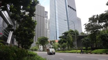 Singapur - 4 Ekim 2024: Tanjong Pagar Merkezi 'nin dışı veya Guoco Kulesi, Tanjong Pagar, CBD, Singapur' da karma kullanım alanı. Singapur 'un en yüksek binasıdır..