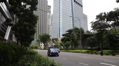 Singapur - 4 Ekim 2024: Tanjong Pagar Merkezi 'nin dışı veya Guoco Kulesi, Tanjong Pagar, CBD, Singapur' da karma kullanım alanı. Singapur 'un en yüksek binasıdır..