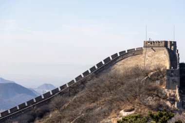 Pekin, Çin 'de Çin Seddi' ni kötülemek. Sadece Pekin 'den değil, Çin Seddi' nin en iyi temsilci bölümüne de kolayca ulaşılabilir.