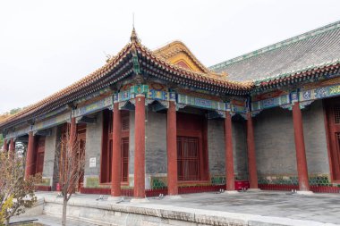 Pekin, Çin-11 Kasım 2024: Pekin 'deki Pudu Tapınağı. Pudu Tapınağı daha önce İmparatorluk Şehri 'nin Doğu Bahçesi olarak adlandırılmıştı..