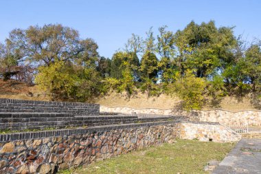 Çin, Pekin 'deki Yuanmingyuan Parkı içindeki Hanjingtang tarihi alanı. İmparator Qianlong emekliliği için inşa edildi..