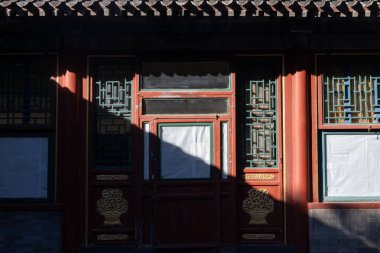 Pekin, Çin 'deki Yaz Sarayı manzarası. Qing Hanedanlığı zamanında bir imparatorluk bahçesiydi..