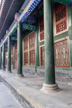 Pekin, Çin-7 Kasım 2024: Pekin, Çin 'deki Prince Gong Mansion manzarası. Prince Gong Konağı bir müze ve turistik bir yerdir.