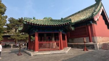 Pekin, Çin - 1 Kasım 2024 Zaisheng veya Cennetin Tapınağı, Pekin, Çin 'deki Katliam Pavyonu. Burası eski kraliyet kurbanından önce hayvanları katletmek için kullanılan bir ameliyathane..