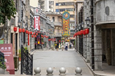 Shenzhen, Çin - 12 Nisan 2025: 200 yıldan uzun bir geçmişi olan Çin 'in Shenzhen kentindeki Guanlan Antik Harabeleri. Shenzhen 'de Hakka kültürünü en iyi temsil eden yerlerden biridir.