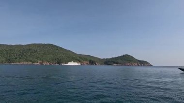 Malezya, Redang Adası 'ndaki güzel tropik plaj manzarası